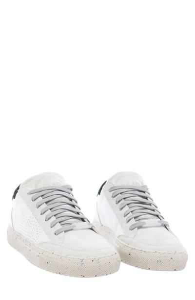 P448 Soho Sneaker In White/green