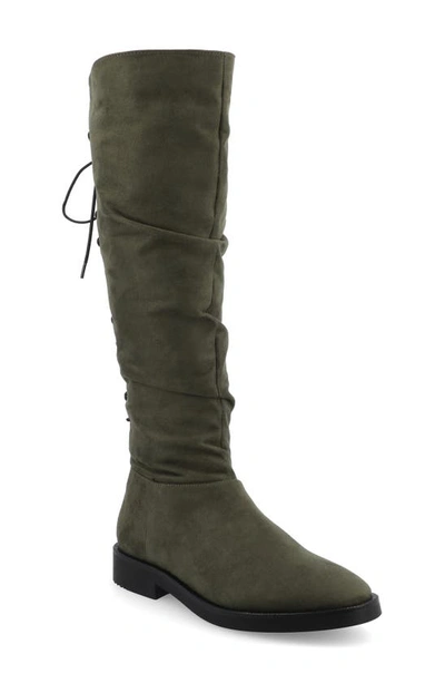 Journee Collection Miranda Boot In Olive