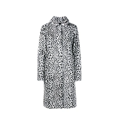 Givenchy Printed Goat Hair Coat In White