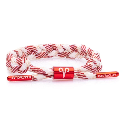 Rastaclat Original Hand Braided Zodiac (aries) Adjustable Bracelet In Multi