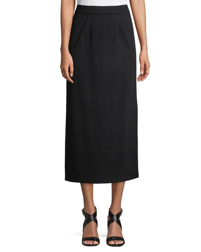 Misook 36" Straight Knit Skirt, Plus Size In Black