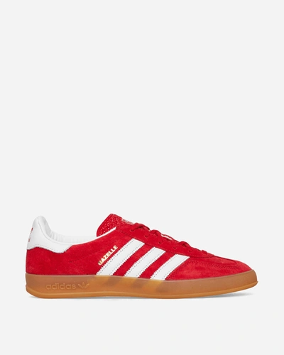 Adidas Originals Gazelle Indoor Sneakers Scarlet / White In Multicolor