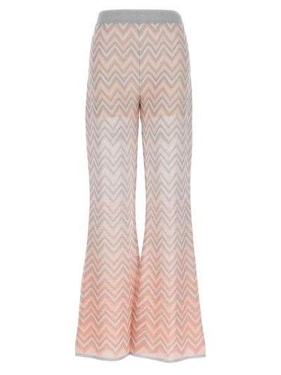 Missoni Zig Zag Trousers In Pink