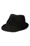 San Diego Hat Cotton Corduroy Fedora In Black