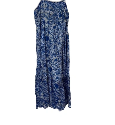 Jude Connally Everly Dress In Summer Palm Harbor Blue In Multi