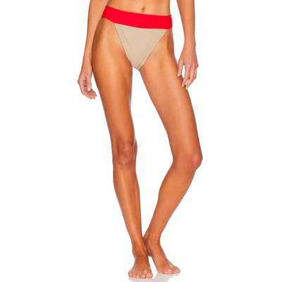 Ellejay Ruby Bikini Bottom In Red