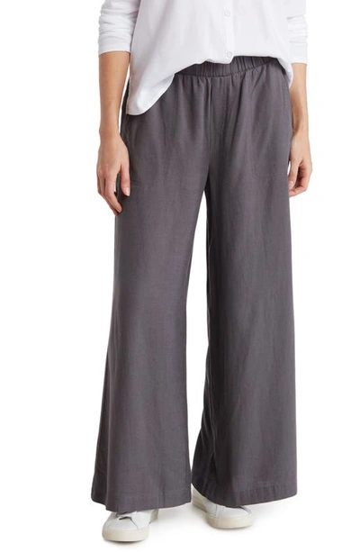 Splendid Capri Palazzo Pants In Lead