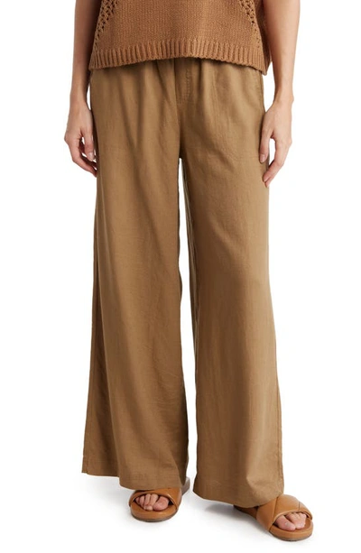Splendid Capri Palazzo Pants In Dune