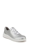 Bzees Times Square Sneaker In Silver Faux Leather
