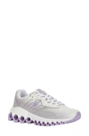 K-swiss Tubes Sport Running Shoe In Blanc/ Rain/ Prple Rse