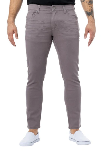 X-ray Classic Twill Skinny Jeans In Grey