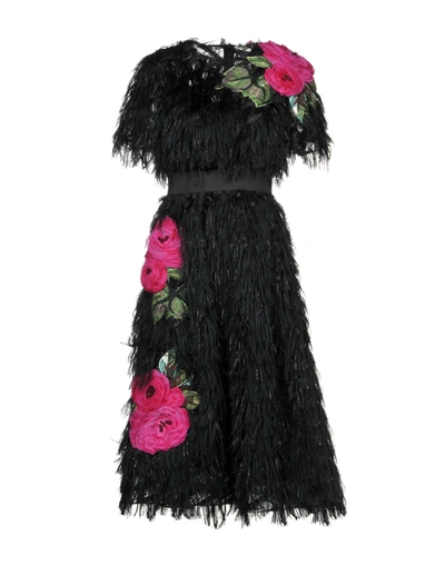 Dolce & Gabbana Knee-length Dresses In Black