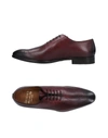 Doucal's Laced Shoes In Maroon
