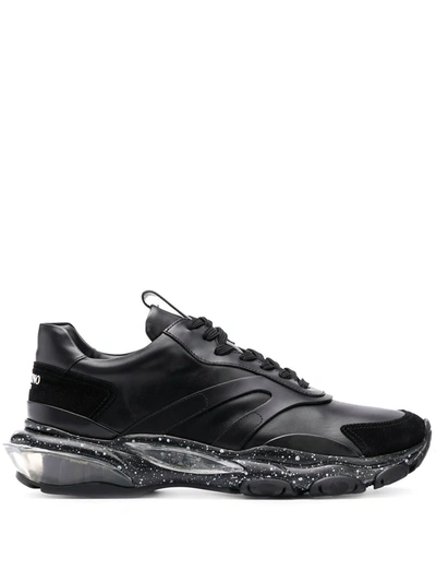 Valentino Garavani Bounce Sneakers In Black