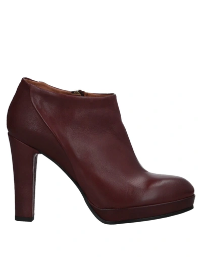 Alberto Fermani Booties In Cocoa