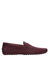 Tod's Loafers In Deep Purple
