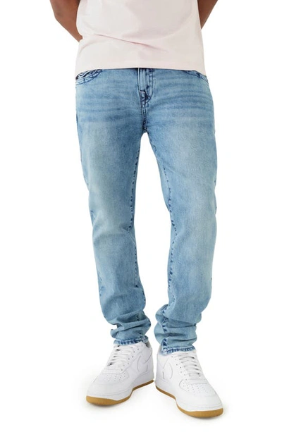 True Religion Brand Jeans Rocco Flap Pocket Skinny Jeans In Light Shaker
