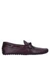 Tod's Loafers In Deep Purple