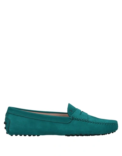 Tod's Loafers In Green