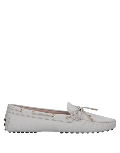 Tod's Loafers In Ivory