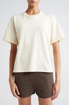 Loulou Studio T-shirt In Cream Rose