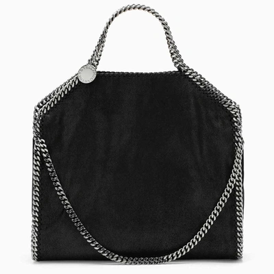 Stella Mccartney Stella Mc Cartney Black Falabella Fold Over Bag