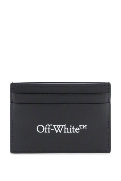 Off-white Card Holder With Logo In Black