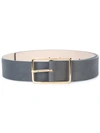 B-low The Belt Rectangle Buckle Belt - Grey