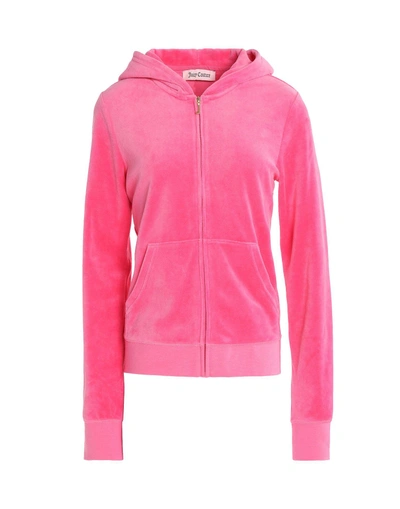 Juicy Couture Hooded Sweatshirt In Pink
