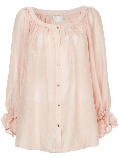 Aje Le Corsaire Blouse - Pink