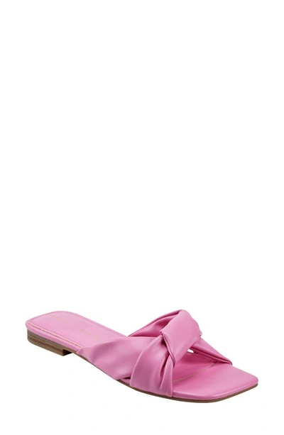 Marc Fisher Ltd Mayson Knot Sandal In Medium Pink 660