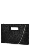 Jessica Mcclintock Asher Cut Out Handle Clutch In Black
