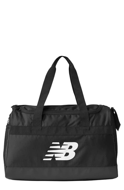 New Balance Small Team Duffle Bag In Black