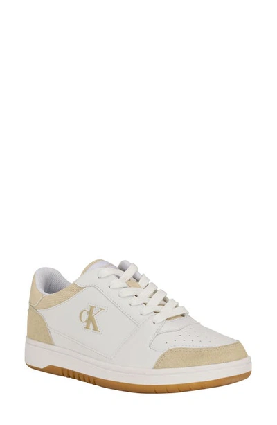 Calvin Klein Hania Low Top Sneaker In Light Natural