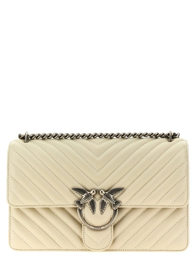 Pinko Classic Love Bag One Crossbody Bags In White