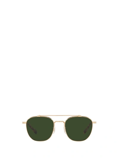 Oliver Peoples Sunglasses In Brushed Gold