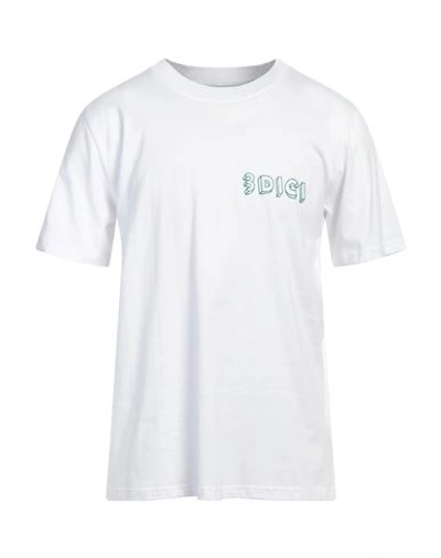 3dici Man T-shirt White Size 3xl Cotton