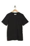 Create Unison Organic Cotton Pocket T-shirt In Black
