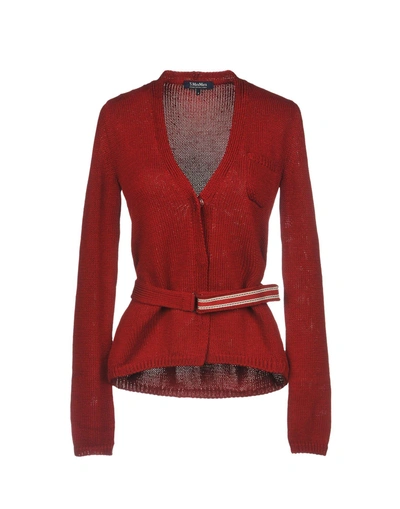 Max Mara Cardigan In Red