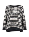 Lamberto Losani Sweaters In Black