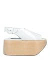 Melitta Baumeister Woman Mules & Clogs White Size 8 Soft Leather