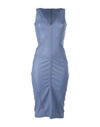 Aphero Knee-length Dress In Sky Blue