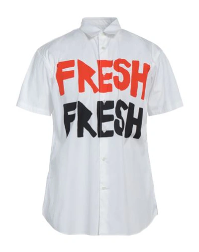 Comme Des Garçons Shirt Man Shirt White Size M Cotton