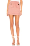 Clayton Quinn Skirt In Pink. In Mauve