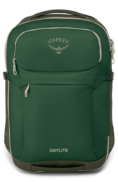 Osprey Daylite Travel Carry-on Backpack In Green Canopy/ Green Creek