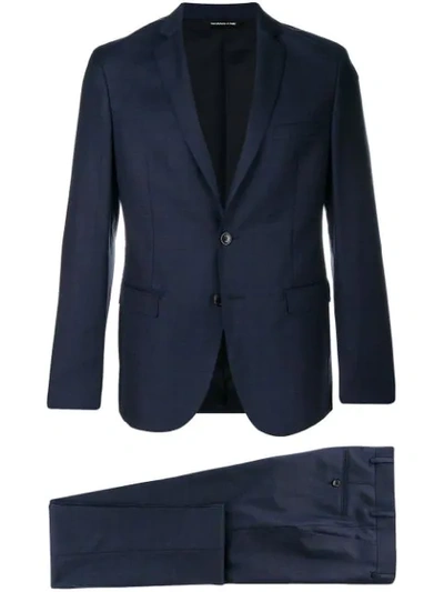 Tonello Two Piece Formal Suit In Blue