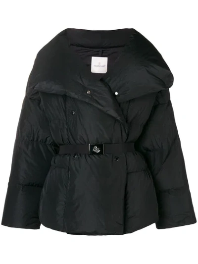 Moncler Oversized Down Jacket In Black