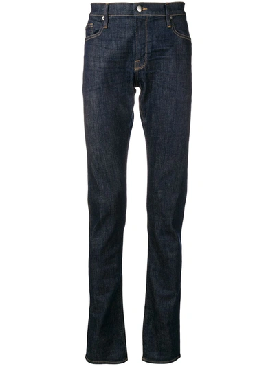 Frame Men's L'homme Slim Pullman Ripped-knee Jeans In Nazare