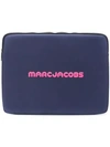Marc Jacobs Logo Laptop Bag - Blue