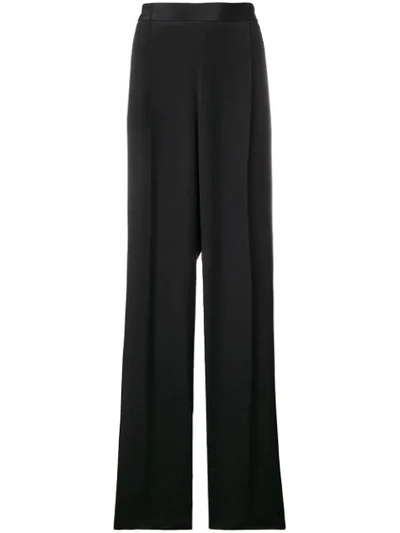 Stella Mccartney High-waist Flared Trousers In Black
